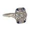 Bague 63 Bague Or blanc Diamant 58 Facettes 2687604CN