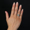 Bague 52 Bague diamants et émeraudes calibrées 58 Facettes 23-211