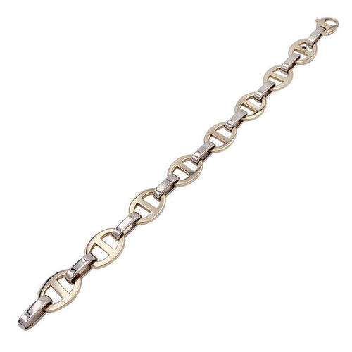 Bracelet Bracelet deux ors maille marine. 58 Facettes 32406