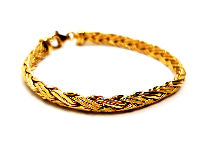 Bracelet Bracelet Maille palmier Or jaune 58 Facettes 1167359CD