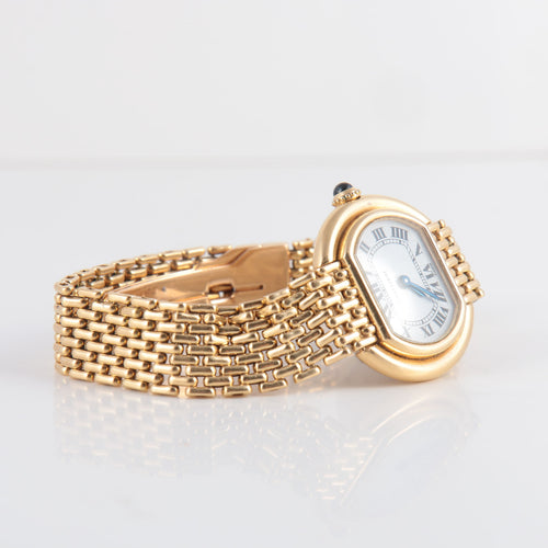 Montre CARTIER - Montre Ellipse en or jaune 58 Facettes