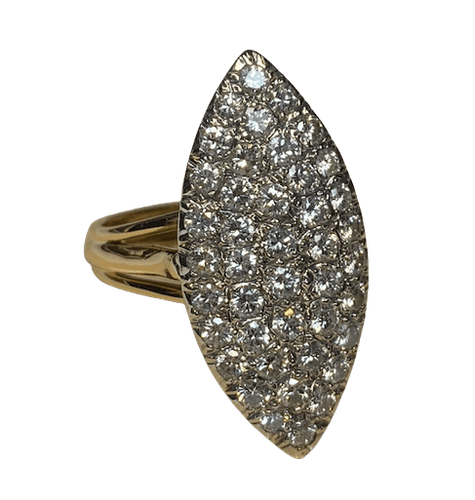 Bague BAGUE MARQUISE DIAMANTS 58 Facettes