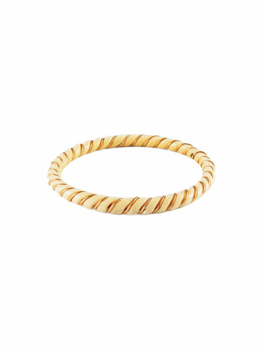 Bracelet Bracelet Ancien Torsadé Ivoire et Or 58 Facettes