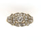 Bague Bague Art Déco, en Or jaune et saphirs blancs 58 Facettes 6507g