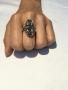 Bague 57 Bague Marquise Or Argent Diamants Et Rubis 58 Facettes 988547
