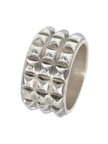 Bague Bague Hermès modèle espionne en argent 58 Facettes 0
