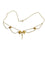 Collier Collier Art Nouveau Draperie Trèfles à Quatre Feuilles 58 Facettes