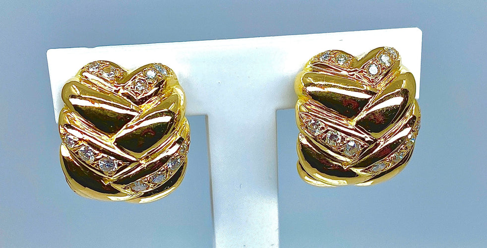 Boucles d'oreilles Boucles d’oreilles Diamants 58 Facettes AB237