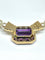 Collier Collier en or jaune, améthyste, perles de culture 58 Facettes