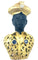 Broche Broche Maure vers 1960 or, saphirs et diamants 58 Facettes