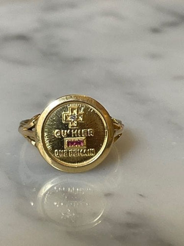 Bague 56 Bague d'amour en coeur de la maison Augis 58 Facettes