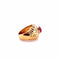 Bague Bague vintage en or jaune, rubis cabochon et diamants 58 Facettes