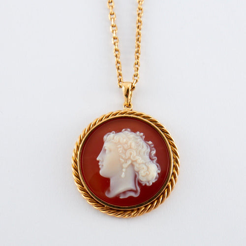 Pendentif Pendentif torsadé - camée ancien 58 Facettes 1040