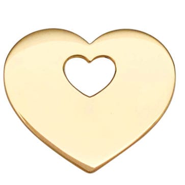 Pendentif Poiray pendentif coeur or jaune 58 Facettes