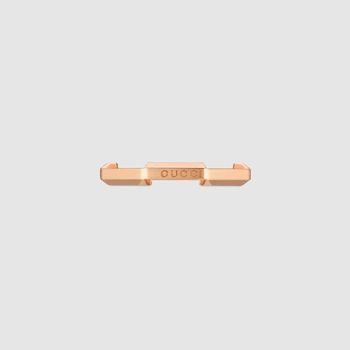 Bague 54 GUCCI - BAGUE LINK TO LOVE EFFET MIROIR 58 Facettes YBC662194002014