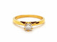 Bague 53 Bague Solitaire Or jaune Diamant 58 Facettes 06338CD