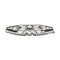 Broche Broche Art Déco en platine sertie de diamants et d'onyx. 58 Facettes 32080