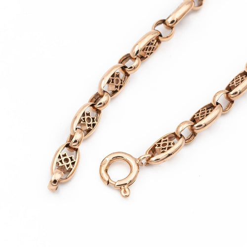 Bracelet Bracelet Maille filigrane Or rose 58 Facettes 1917647CN