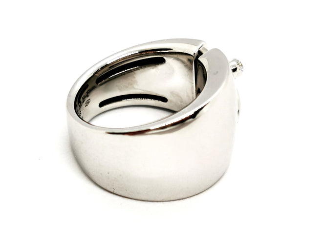 Bague 57 Chaumet Bague Lien Or blanc diamant 58 Facettes 1528719CN