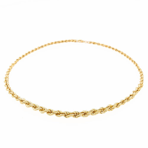 Collier Collier Maille torsadée Or jaune 58 Facettes 2218732CN