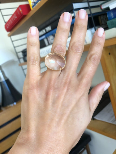Bague Bague signée Pomellato, Arabesque en or rose 58 Facettes 0