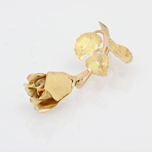 Broche Broche ancienne bouton de rose en or 58 Facettes 22-153