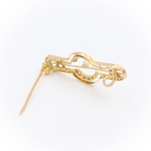 Broche Broche Art déco Or jaune Perle 58 Facettes 1528693CN