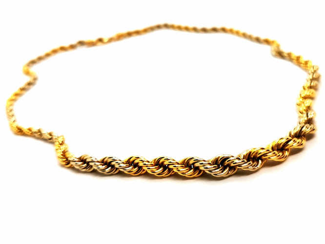Collier Collier Maille torsadée Or jaune 58 Facettes 1644015CN