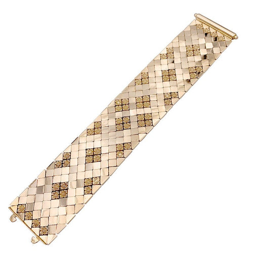 Bracelet Bracelet manchette vintage or rose. 58 Facettes 32479