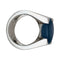 Bague 53 Bague Cartier, "Tankissime", or blanc, calcédoine bleue. 58 Facettes 31792