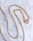 Collier Sautoir, chaine ancienne, or rose 58 Facettes