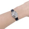 Montre Montre Cartier, "Mini Baignoire-Taches de panthère", or blanc, diamants, émail. 58 Facettes 32441