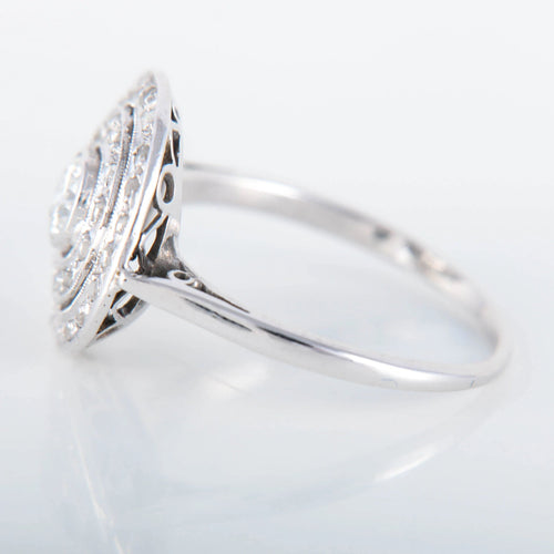 Bague 55 Bague Platine Diamants 58 Facettes 8391
