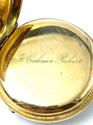 Montre Montre de poche de dame James Calame Robert 58 Facettes