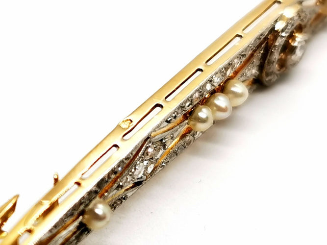 Broche Broche Art déco Or jaune Diamant 58 Facettes 1139164CD