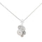 Collier Collier Bulgari "Cicladi" en or blanc et diamants. 58 Facettes 30905