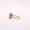 Bague Bague Or jaune améthyste ronde 58 Facettes