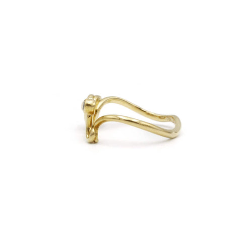 Bague 47 Bague en Or jaune Oui signée DIOR 58 Facettes 230161R