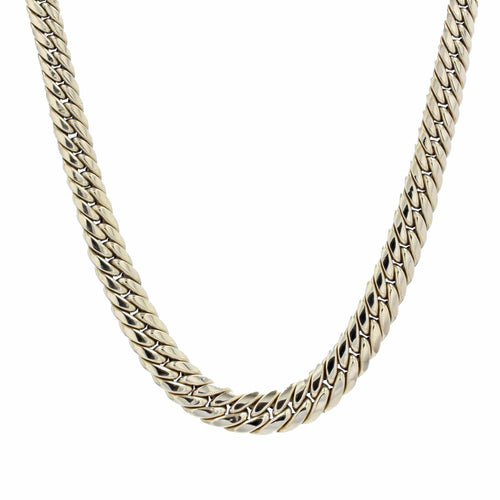 Collier Collier maille gourmette en or jaune d'occasion 58 Facettes 22-498