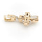 Pendentif Chimento Pendentif Croix Or jaune Diamant 58 Facettes 1833674CN