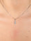 Collier Or Blanc / Diamants COLLIER "FLEUR" OR BLANC & DIAMANTS 58 Facettes BO/220004