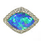 Broche broche Belle Epoque opale noire 58 Facettes 23226-0435