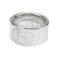 Bague 53 Bague Hermès "Eclipse Ruban" en argent. 58 Facettes 30731