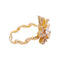 Bague 55 Bague Dior, "Archi Dior Cocotte", or rose, diamants. 58 Facettes 33153