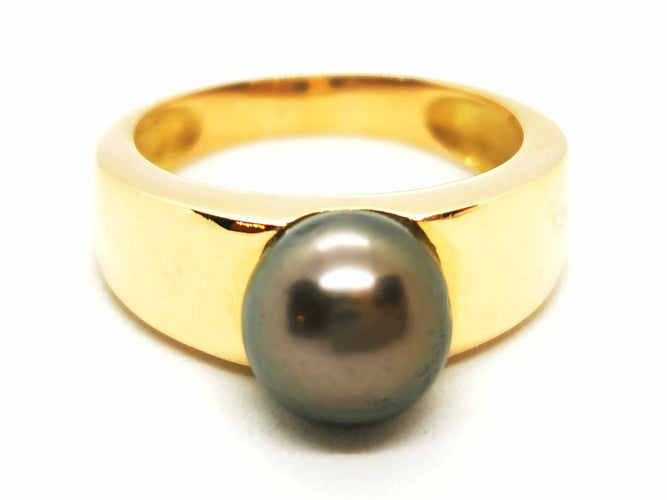 Bague 54 Bague Perle Or jaune Perle 58 Facettes 1833560CN