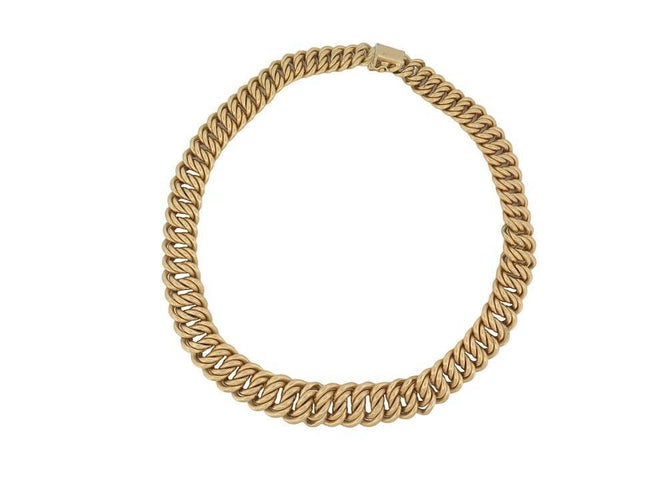 Collier collier maille americaine en or jaune 18k 45.7gr t49 58 Facettes 250514