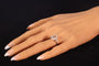 Bague 52 Bague de fiançailles Or blanc & diamants 58 Facettes 22294-0064