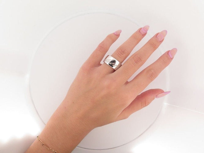 Bague 53 bague CHOPARD CHOPARDissimo 826580 t53 en or blanc 18k 58 Facettes 253921