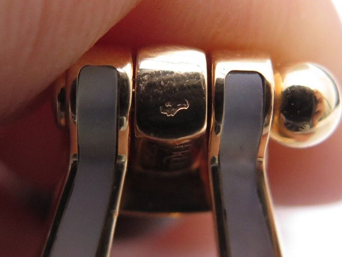 Bracelet bracelet FRED force 10 gm manille nacre & en or jaune 18k 58 Facettes 256724