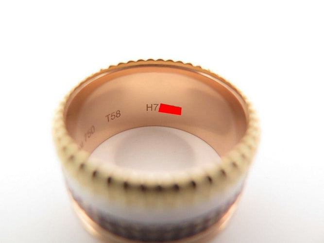 Bague 58 bague BOUCHERON quatre classique large jrg00257 58 or rose 18k 58 Facettes 253028